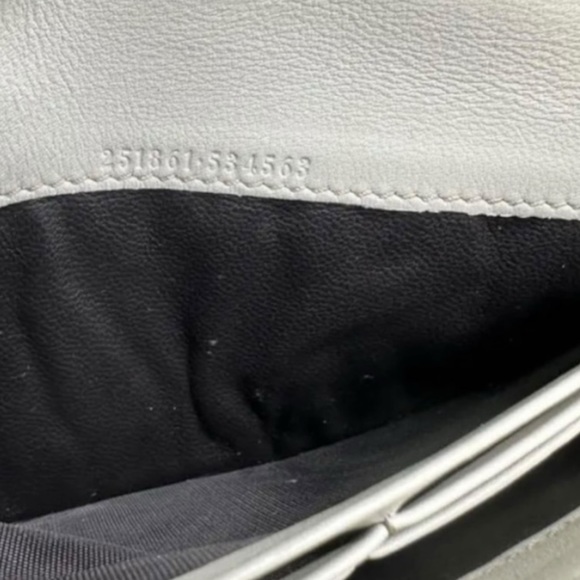 Gucci Guccissima Long Wallet Ivory Leather Interlocking Lovely Monogram - Picture 6 of 10